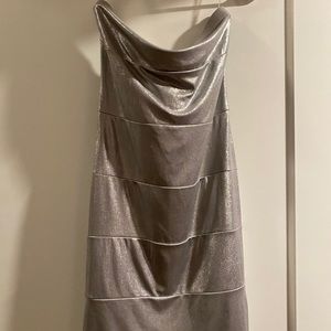 Silver Tight Dress
